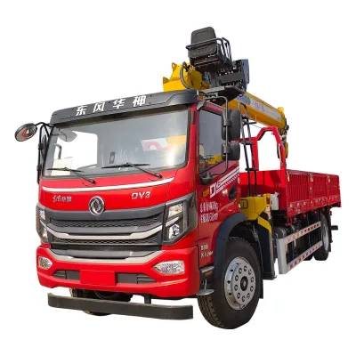 New Condition Truck Bed Crane Manipulator 8 Ton Loading Capacity Hydraulic Cylinders Lifting Height