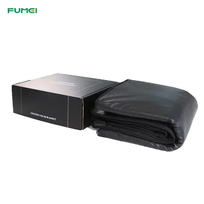OEM/ODM Infrared Sauna Blanket with Red Light Low EMF US Plug Targets Body for Weight Loss Detoxify and Relax at Home
