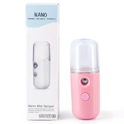 USB Rechargeable Ultrasonic Cold Sprayer Moisturize Atomize Mist Nano Spray Mini Facial Nano Mist Spray