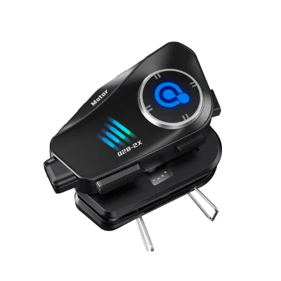 Q28 2X Custom Brand Helmet-Mounted Motorcycle Camera Intercom System 500M Range 5.0 Chip Riding Recorder Weatherproof ABS