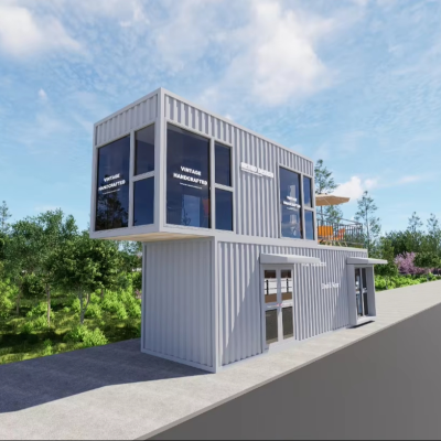 Superior High Potential for Modification Low Cost Double-storey Café for Lakeside Lawns