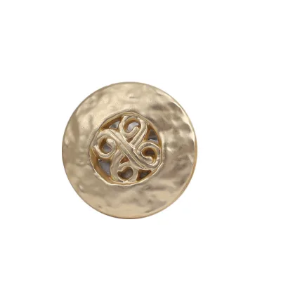 Sweater Coat Women's Buttons Custom Wholesale High-grade Metal Hand Sewn With Foot Buttons