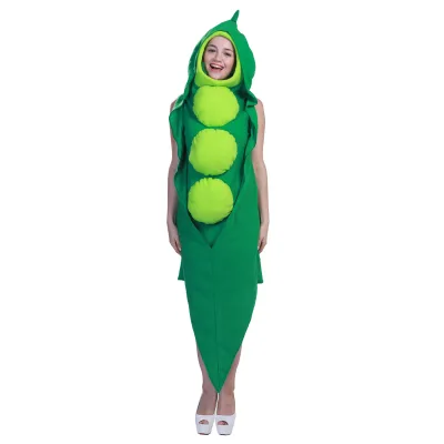 Halloween Carnival Cosplay Costumes Food Pea Cosplay Costumes Festival Stage Halloween Party Costumes