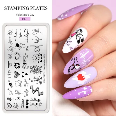 BORN PRETTY Hot Sale Stainless Steel Stamping Plates Autumn Theme Nail Art Stamping Plates