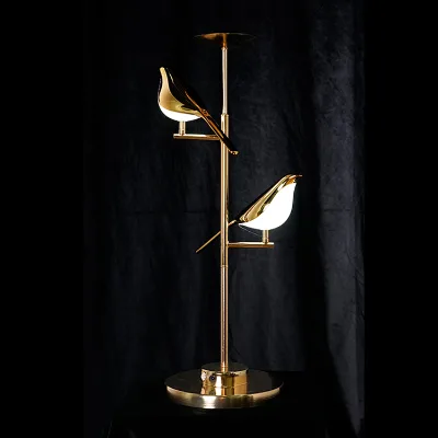 Modern Luxury Bird-Shape Table Centerpiece Rechargeable Acrylic for Wedding and Party Decor Custom Light