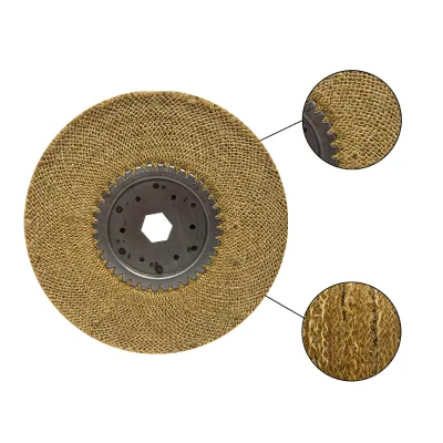 Braided Sisal Cord Buffing Polishing Wheel for Different Type of SS Products