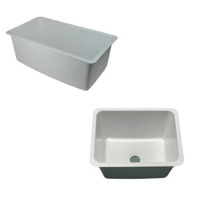 Lightweight Easy Transport Scratch Resistant PP Lab Sink for Mobile Temporary Field Research Lab