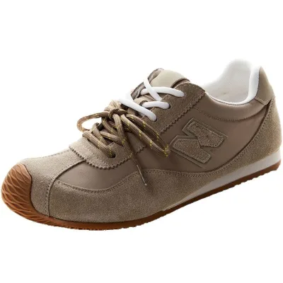Women's 2025 Spring New Agan Shoes Genuine Leather Versatile Slimming Soft Sole for Travel Casual Training Running Autumn Season