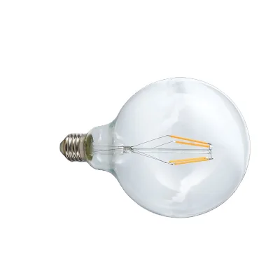 Wholesale Edison LED Light Bulbs E27 Personalized Creative Round Decorative G125 10W Indoor Led Source Highlight clear Filament