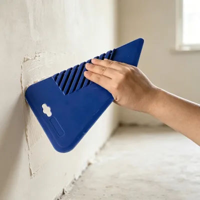 DIY Hot Sale Cheap Plastic Wallpaper Scraper Triangular Knife Type Straight Blade Wall Coating Smoothing