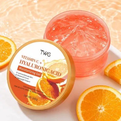 TWG OEM Private Label Vitamin C Hyaluronic Acid Facial Moisturizing Gel Brightening Deep Hydration Lightweight Face Gel
