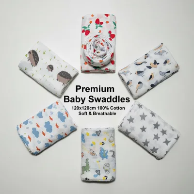 Exclusive Supply Manufacturer Direct Sales Baby Swaddling Blanket 100% Cotton Soft Breathable All-Season Picnic