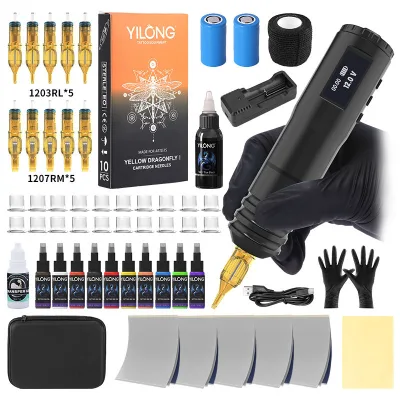 Factory-Supplied Wholesale Price Tattoo Kit Oem High Value for Money Body Art Pen Machine 4.0mm Stroke Length