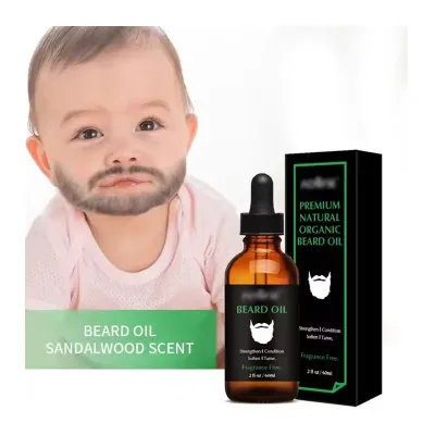 Private Label Vegan Herbal Beard Oil for Growth Supple & Nourish Anti-Itch 30ml for Men