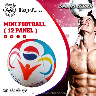 Promotional Mini Soccer Ball Size 1 and 5 Inch PVC Leather 12 Panel Shape Football
