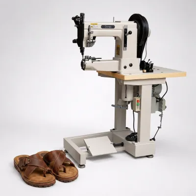 High-Speed DS-205 Side Sewing Machine Feed-Driven Mechanism for Leather Shoe Sole Stitching Heavy-Duty Post-Bed Stitches