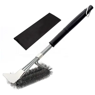 BBQ Tools Stainless Steel Grill Cleaning Brush Barbecue Cleaning Brush