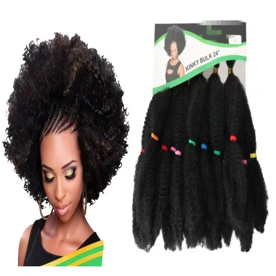 High Temperature Fiber Crochet Kinky Curl Yaki Wig 14 Inch 120g Permed All Colors Bulk Factory Source for Women