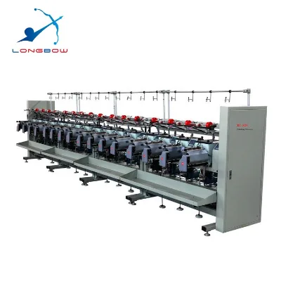 BL-828 LONGBOW Textile Spinning Machinery Electric Motor Sewing Thread Winding Machine for Metallic Yarn Covering Machine