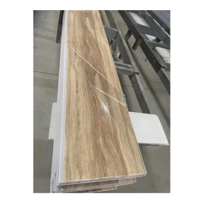Wooden Design Hot Stamping Raw Material Strong Edge PVC Ceiling Panel