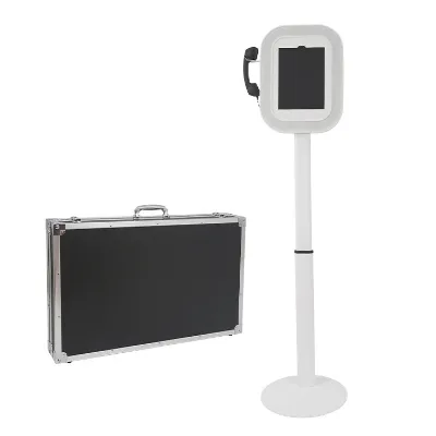 All-in-One Photobooth Kit: Booth Enclosure, LED Ring Light, Docking Station, Retro Telephone & Travel Case