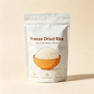 Private Label Freeze Dried Rice Instant Rice Meal for Busy Time Wholesale Ready Meal Manufacturer