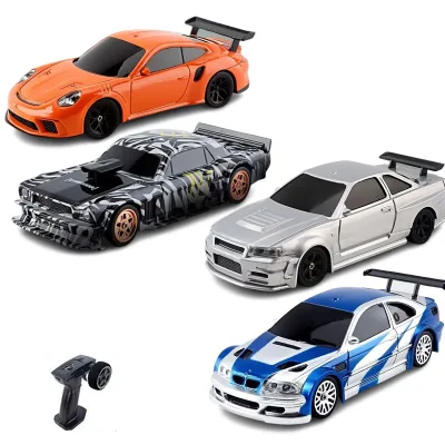 Mini 1/43 Electric Four Wheel Drive High Speed Car With Gyro Light Remote Control Racing Vehicle Model Toy Small Rc Drift Cars