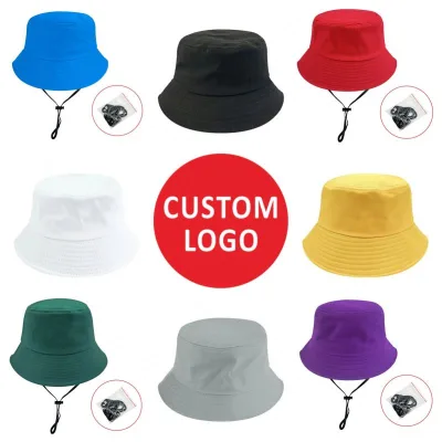 High Quality Shinny Velvet Wholesale Customized Fisherman Hats Custom Logo Bucket Hat