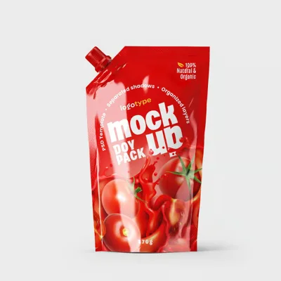 Custom Printed Reusable PET Spouted Pouch with Plastic Handle Easy to Use Leakproof Shaped for Juice Milk Liquid Storage