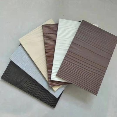 Perforated Non Asbestos Wood Texture Fiber Cement Board Exterior Siding Fiber Cement Board