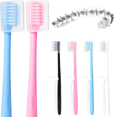 10PCS Pack Adult Soft Bristle Toothbrush Macaron Color Household Daily Cleaning Toothbrush Wholesale