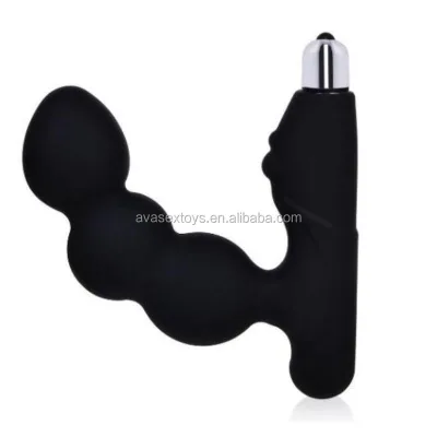 Male Prostate Massager Vibrating Waterproof Anal Toy/Butt Plug Silicone Prostate Massager Anal G Spot