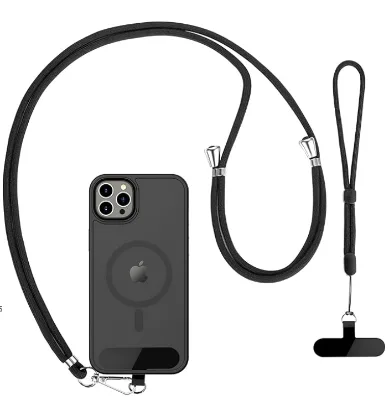 Universal Adjustable Crossbody Cell Phone Lanyard Durable Neck Strap Multifunctional Compatible with Most Smartphones