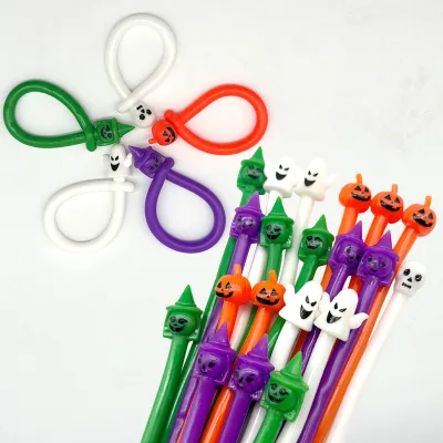 Squeeze Sensory Toy TPR Soft Rubber Colorful Stretchy Strings Bracelet Halloween Stretch Stretchy Fidget Toy
