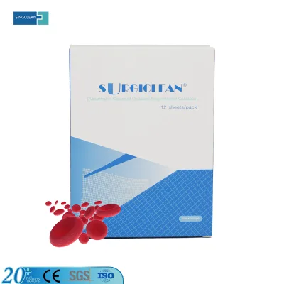 Effective Rapid Medical Absorbable Haemostat Gauze of Surgiclean for Surgeries