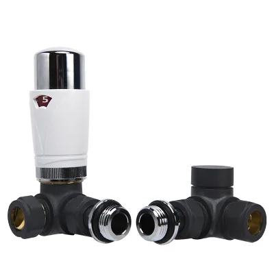 Corner Radiator Valve and TRV Thermostat Radiator Valve