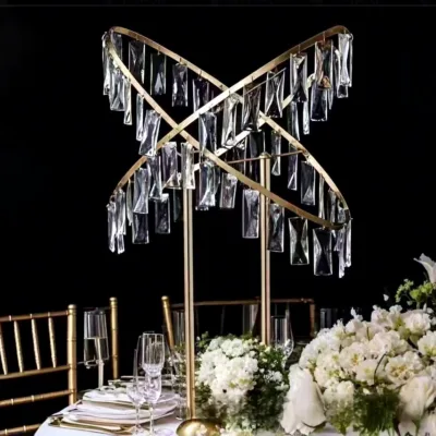 Wedding Decoration Table Flower Arrangements Iron Festive Style Aisle Lights Hotel Stage Sign-in Desk Flower Standswholesale