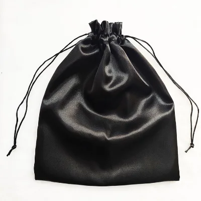 Luxury Custom Satin Silk Dust Bag Cover for Handbag,Underwear,Wig Packaging Satin Bags