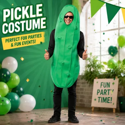 Men Pickle Cosplay Costume Anime Role Play Outfit Teen New Style Party Fancy Dress