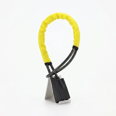 Car Steering Wheel Anti-Theft Lock High Security Steel Cable Lock With Wear Resistant Nylon Oxford Sleeve