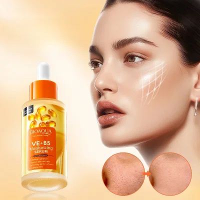 Anti Wrinkle Natural Vitamin E+B5 Hydrating Moisturizing Face Serum for Women