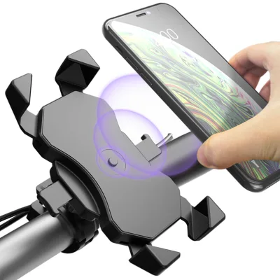 Universal Motorcycle Bicycle Bike Phone Holder  Handlebar Grip Phone Stand Bike Mount Mobile Phone Holder on Bike