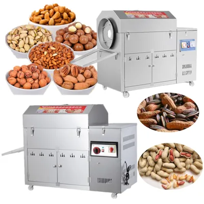 Commercial Peanut Groundnut Roaster Cashew Nut Roasting Machine