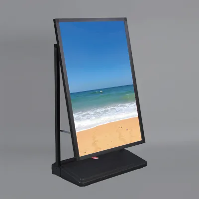 Wholesale Outdoor Water Injection Windproof Poster Stand Billboard Display Board Vertical Floor Display Stand Poster Stand