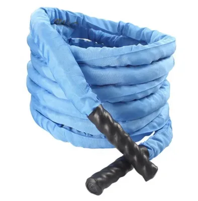 High Quality Fitness Custom Logo and Color Exercise Workout Strength Training Battle Jump Rope