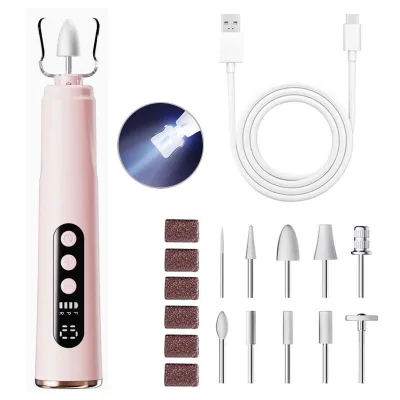 Professional Manicure 10 Speeds Cordless Nail File Electric Nail Drill for Nail Care Dead Skin Remove
