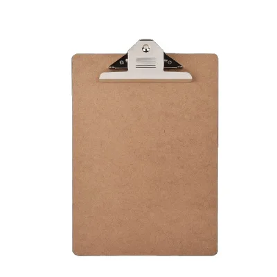 Hospital Masonite Hardboard Document Wooden A4 MDF Clipboard
