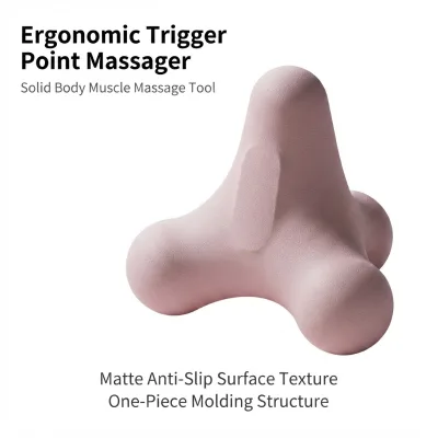 Choyu Square Fascia Ball TPE Quadrilateral Massage Ball 8cm Unisex for Foot Sole Muscle Recovery Home Yoga Fitness