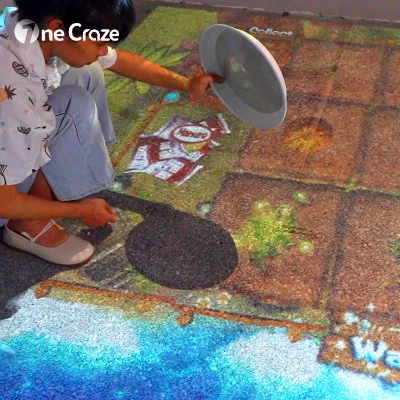 Augmented Reality Sandbox Interactive Projection Sand Pool for Indoor Playground Equipment