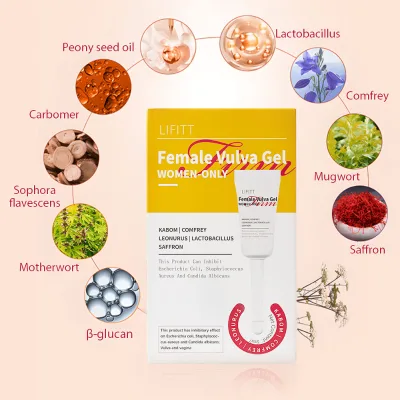 Top Selling Herbal Feminine Gel Disposable Sterile Packaging Female Yoni Care Intimate Gel Antibacterial Female Vulva Gel